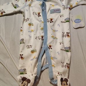 Disney Mickey Mouse Kids One Piece - White and Blue